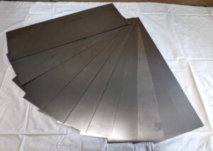 PRECISION BRAND Metal Shim Stock Steel 0.031" x 18" x 6" 16915 Box of 10