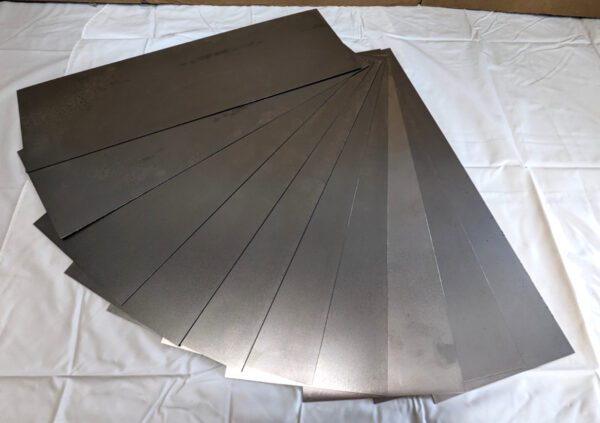 PRECISION BRAND Metal Shim Stock Steel 0.031" x 18" x 6" 16915 Box of 10
