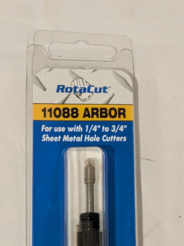 HOUGEN Hole Saw Arbor: Straight Shank, Pin Pilot 11088
