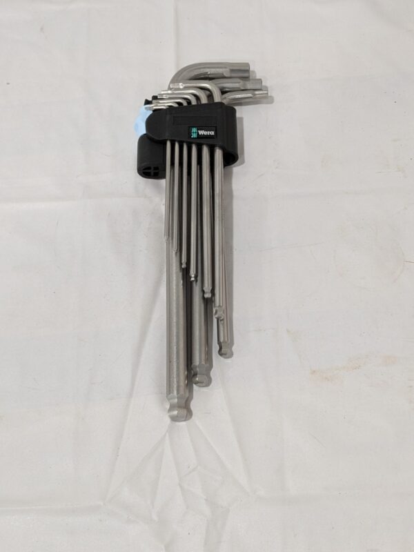 WERA 9 Piece L-Key Hex Key Set 1.5 to 10mm 05022720001