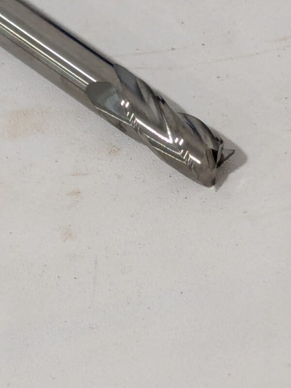 SGS Square End Mill: 9.5 mm Dia, 22 mm LOC, 4 FL 45451