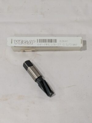 Vega Pipe Tap 1/8-27NPT LS 4FL XHP-PIPE, 15º 83641