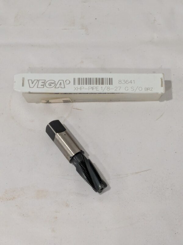 Vega Pipe Tap 1/8-27NPT LS 4FL XHP-PIPE, 15º 83641