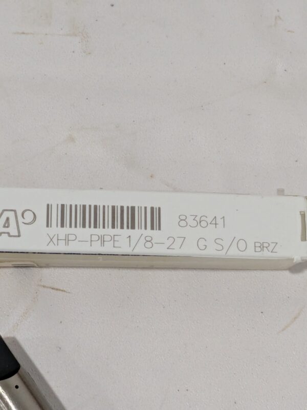 Vega Pipe Tap 1/8-27NPT LS 4FL XHP-PIPE, 15º 83641