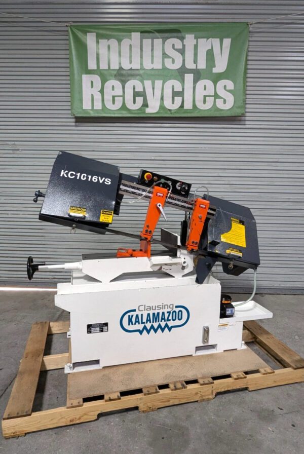 Clausing Kalamazoo Horizontal Bandsaw 230/460V KC1016VS-3S *Shipping Damage*