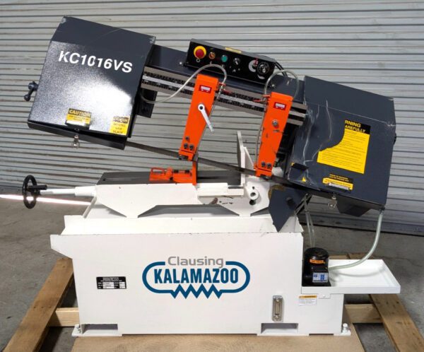 Clausing Kalamazoo Horizontal Bandsaw 230/460V KC1016VS-3S *Shipping Damage*