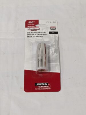 Lincoln 350A Thread-on Nozzle Flush 1/8" Recess 1/2" Inner Diameter KP2742-1-50R