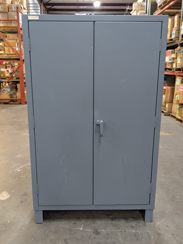 Durham Heavy Duty Storage Cabinet w/ Pegboard Door 4-Shelf 6-Drawer 78 x 48 x 24