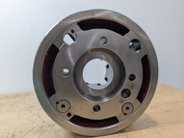 Hertel 4 Jaw Manual Independent Lathe Chuck 10" A2-6 Mount 97018360 PARTS/REPAIR