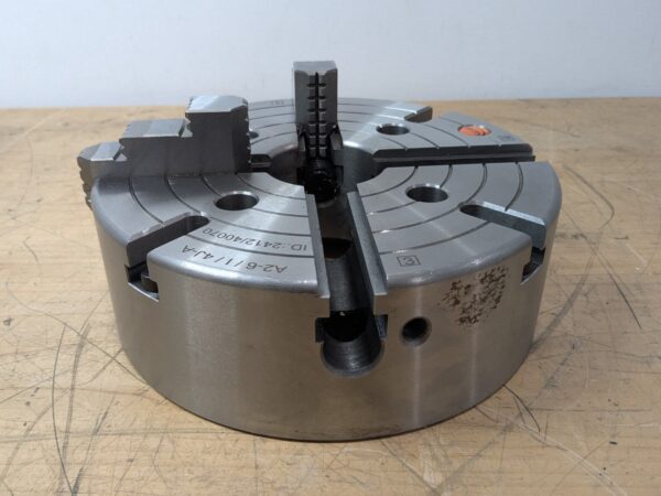 Hertel 4 Jaw Manual Independent Lathe Chuck 10" A2-6 Mount 97018360 PARTS/REPAIR