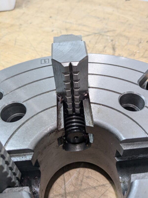 Hertel 4 Jaw Manual Independent Lathe Chuck 10" A2-6 Mount 97018360 PARTS/REPAIR