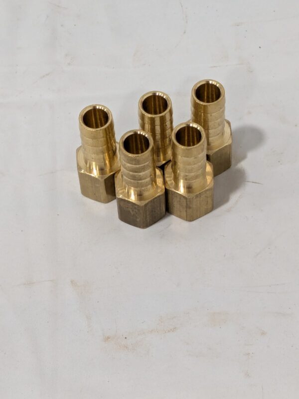 PARKER Barbed Hose Fitting: 3/8" x 1/2" ID Hose Qty 5 11326