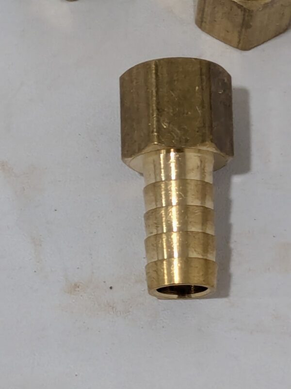 PARKER Barbed Hose Fitting: 3/8" x 1/2" ID Hose Qty 5 11326