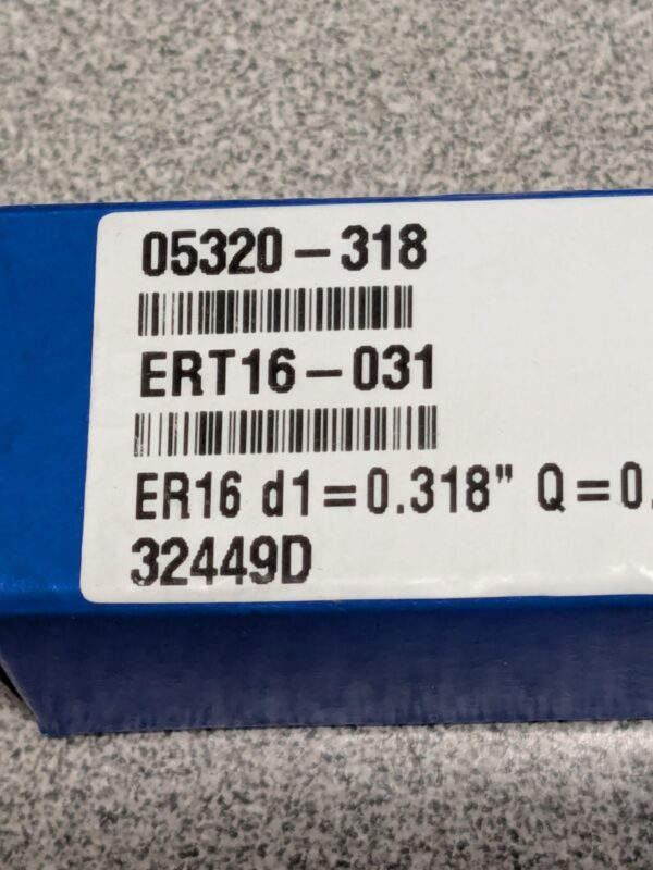 TECHNIKS Tap Collet: ER16, 0.318" 5/16" Tap 05320-318
