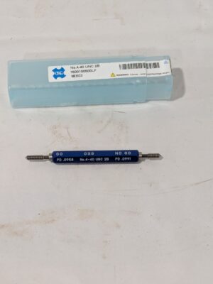 OSG Plug Thread Gage: #4-40 Thread, 2B Class, Go & No Go 1500100500LF