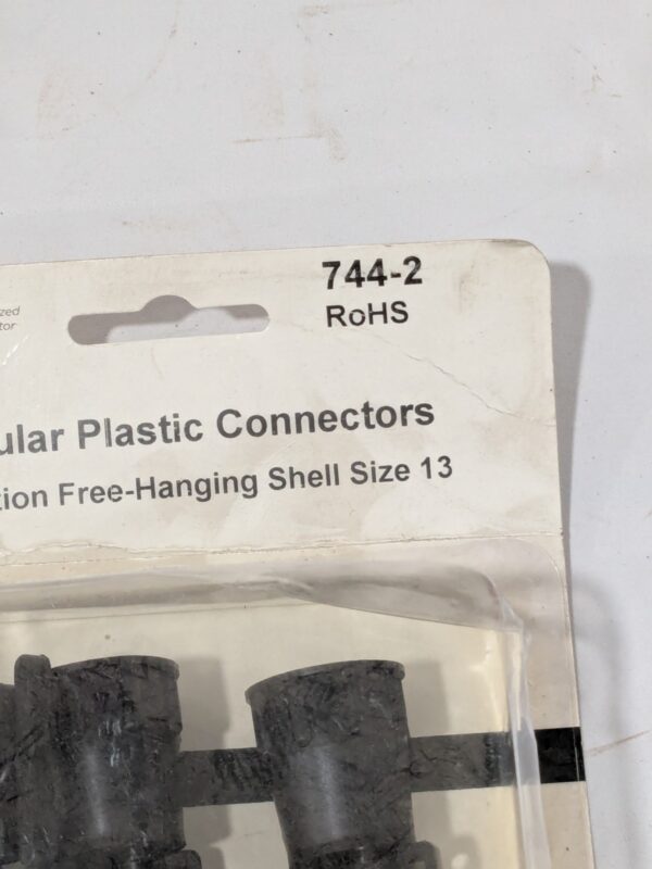 TE Connectivity Panel Mount Plug and Receptacle Kit 744-2