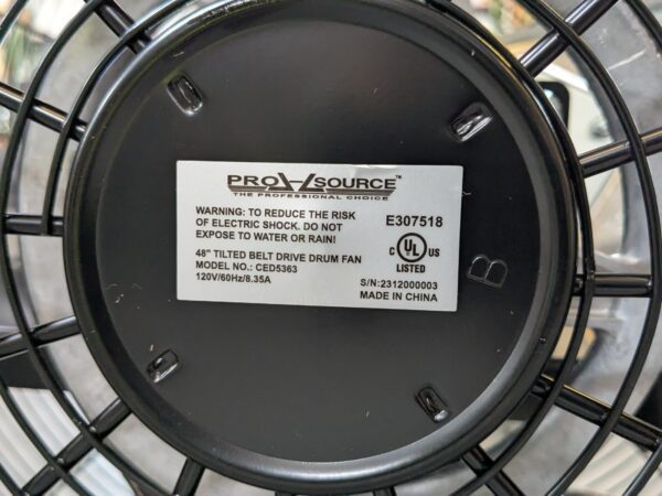 Pro Source 48" Portable Industrial Drum Fan 2-Speed 15500 CFM 120v LOCAL PICKUP