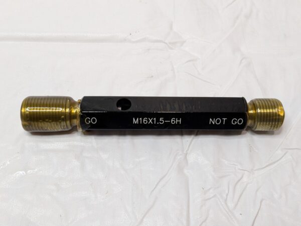 SPI Go & No Go Plug Thread Gage M16X1.5 Thread 6H Class Double End 37-198-9