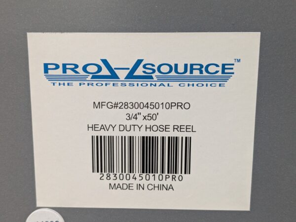 Pro Source Heavy Duty Retractable Hose Reel 50 Ft. x 3/4 In. 300 PSI Max.