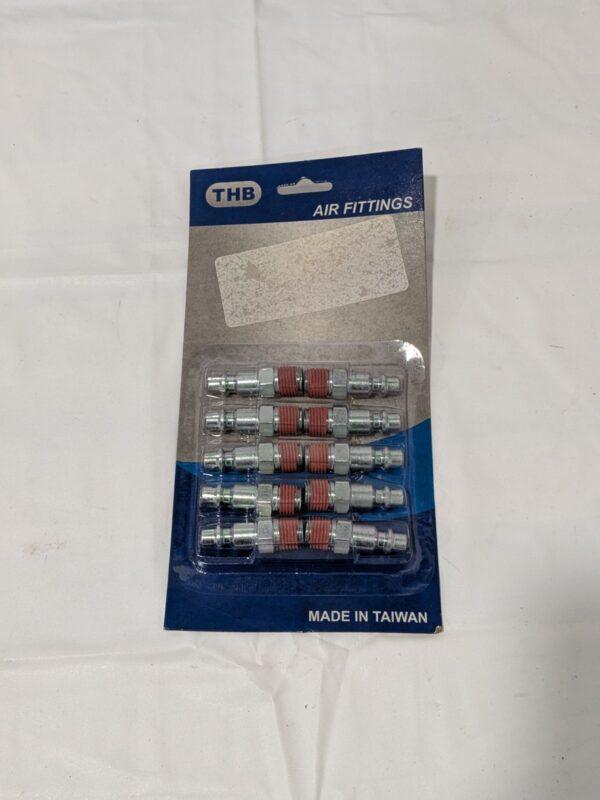 THB Pneumatic Hose Coupling: 1/4" Thread, 1/4" Body Dia Qty 10 S25-20PMA
