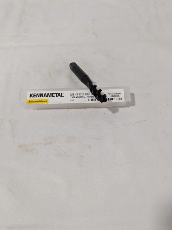 KENNAMETAL Spiral Flute Tap: 5/16-18, 3 FL 6140685