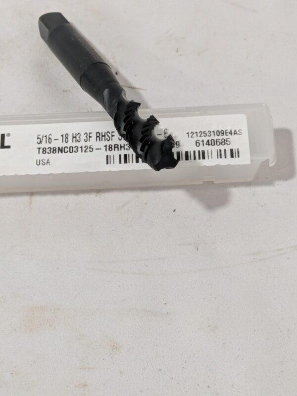 KENNAMETAL Spiral Flute Tap: 5/16-18, 3 FL 6140685