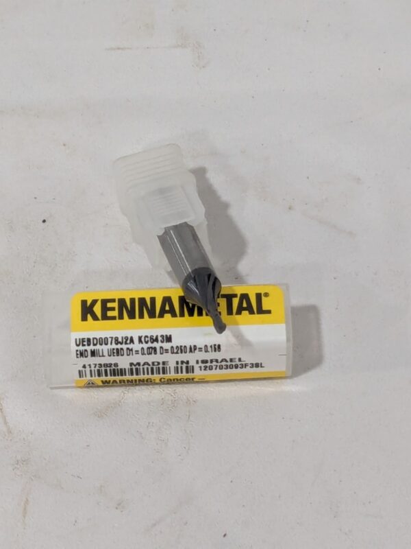 Kennametal Ball Nose End Mill 2 FL 4173826