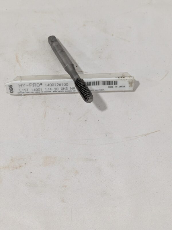 OSG Thread Forming Tap: 1/4-20 UNC, Modified Bottoming Chamfer 1400126100