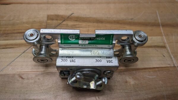 FeedRail FRS22 Trolley Assembly 15A 300VAC/300VDC 2-Pole