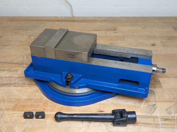 Precision Machine Vise w/ Swivel Base 4" Jaw Width 4" Opening Capacity