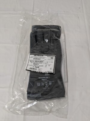 NORTH Chemical Resistant Gloves: North Sz L, 16.00 mil, Butyl B161R/9