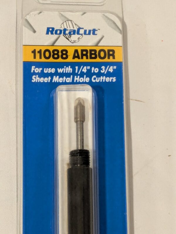 HOUGEN Hole Saw Arbor: Straight Shank, Pin Pilot 11088