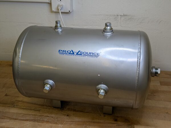 Pro Source Compressed Air Receiver 10 Gallon Tank 200 PSI Max.