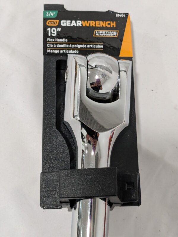 GEARWRENCH 19" Breaker Bar: Polished Chrome Finish 81404