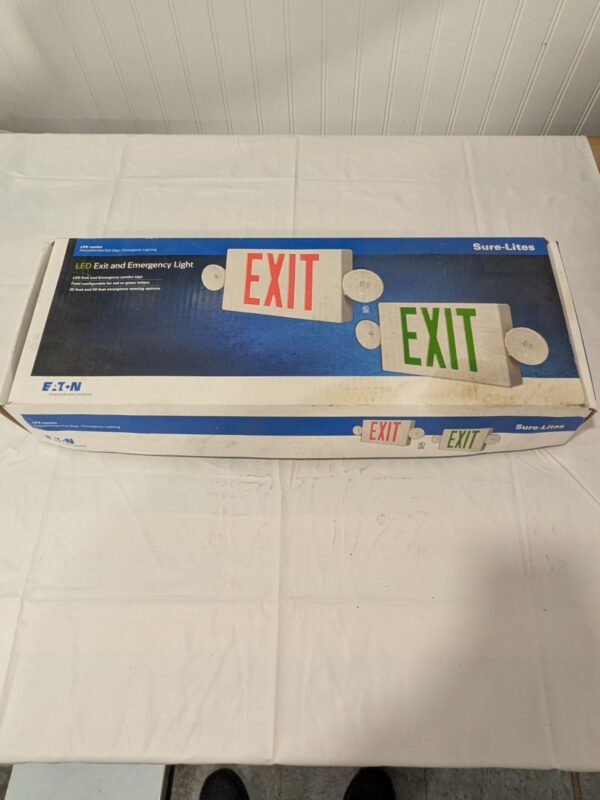 Eaton Illuminated Exit Sign 1 and 2 Face, 0.98, 1.03 Watt LPX7