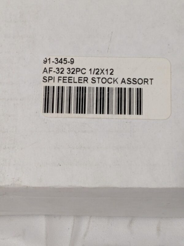 SPI 32 Piece, 0.001 to 0.03" Thick, Parallel Feeler Gage Set 91-345-9