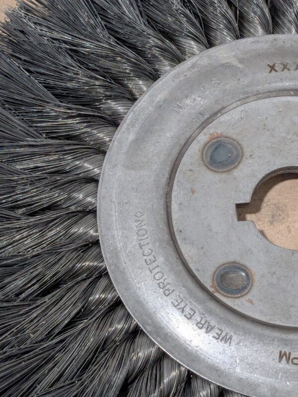 OSBORN Wheel Brush: 10" Wheel Dia, 5/8" Face Width, 0.0140" Wire Dia 26751