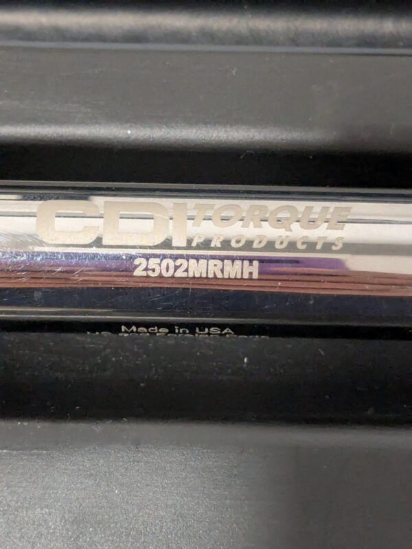CDI Micrometer Torque Wrench: 3/8" Drive, 11-1/4" OAL 2502MRMH USED