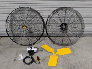 Big Ass Fans 30" Industrial Circulation Fan 100 CFM Max. 120v Missing Parts