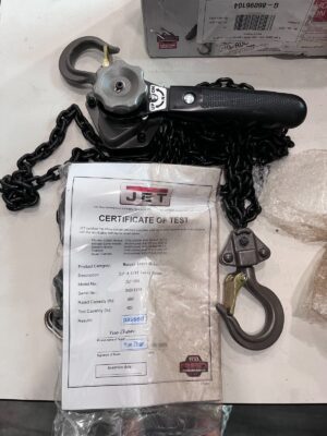 Jet Manual Puller Hoist: 500 lb Capacity, 10' Max Lift 287101