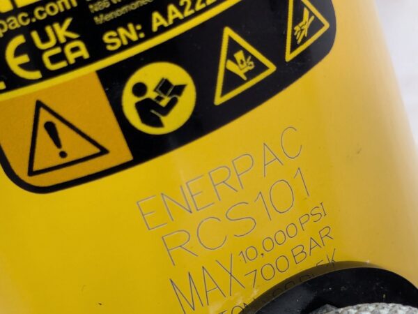 ENERPAC 10 Ton Low Height Cylinder 10000 PSI 1.5" Stroke RCS101