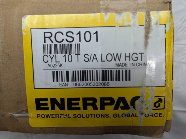 ENERPAC 10 Ton Low Height Cylinder 10000 PSI 1.5" Stroke RCS101