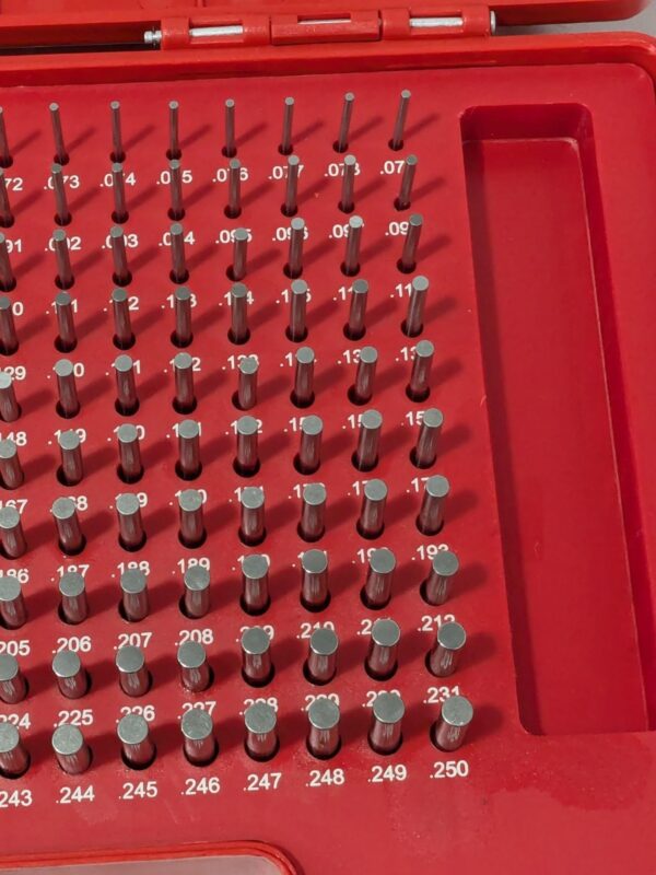 MHC Class ZZ Plug Gage Set: 0.061 to 0.25" Range, 190 Pc 616-81116