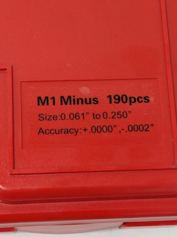MHC Class ZZ Plug Gage Set: 0.061 to 0.25" Range, 190 Pc 616-81116