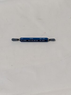 OSG Plug Thread Gage: #4-40 Thread, 2B Class, Go & No Go 1500100500LF