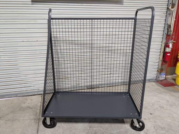 Valley Craft Stock Picking Cage Cart w/ Shelves F89054VCGY Scratch N Dent