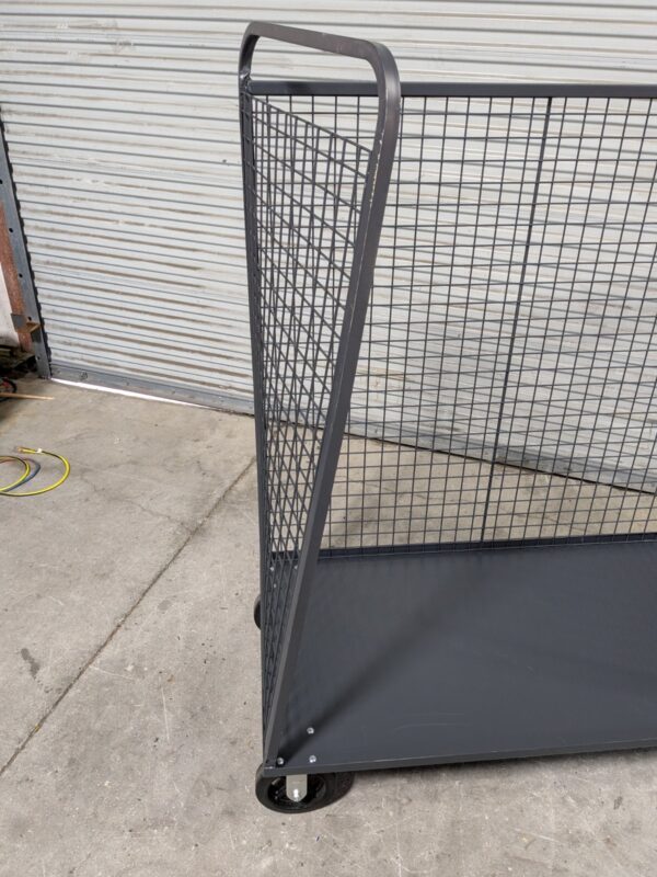 Valley Craft Stock Picking Cage Cart w/ Shelves F89054VCGY Scratch N Dent