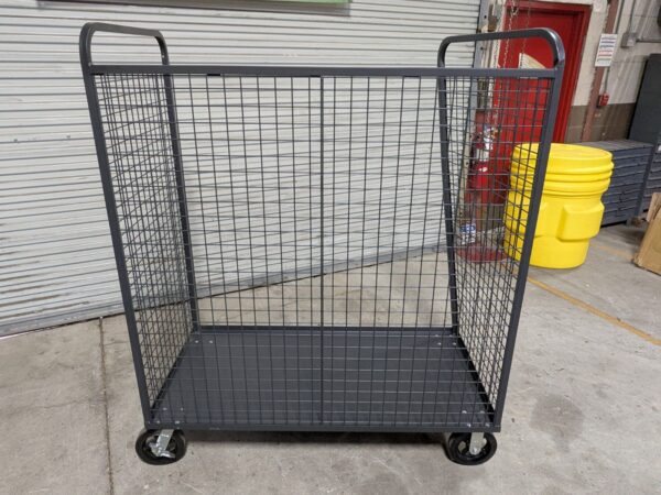 Valley Craft Stock Picking Cage Cart w/ Shelves F89054VCGY Scratch N Dent