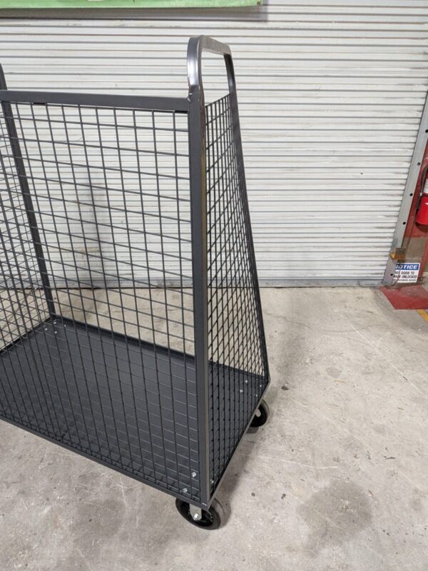 Valley Craft Stock Picking Cage Cart w/ Shelves F89054VCGY Scratch N Dent