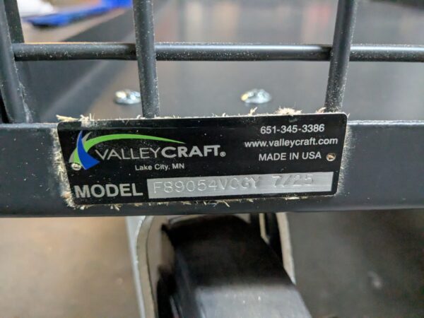 Valley Craft Stock Picking Cage Cart w/ Shelves F89054VCGY Scratch N Dent